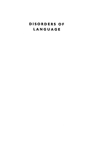 Ciba Foundation Symposium - Disorders of Language