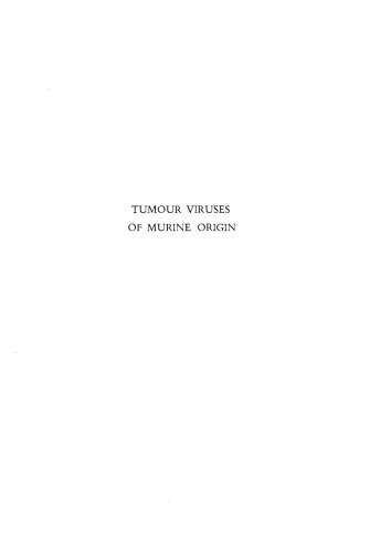 Ciba Foundation Symposium - Tumour Viruses of Murine Origin