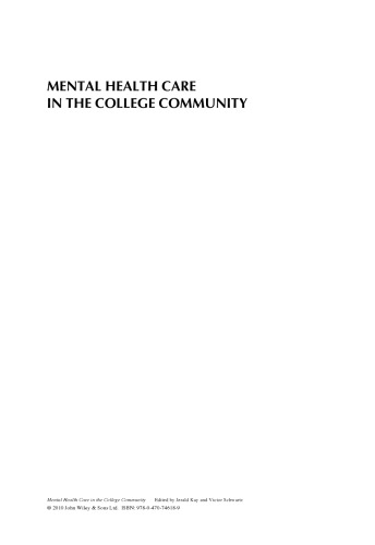 Mental Health Care in the College Community