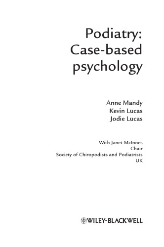 Podiatry : A Psychological Approach