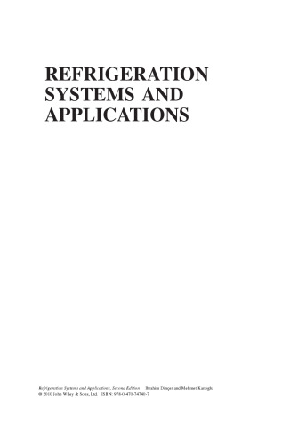 Refrigeration Systems and Applications, Second Edition