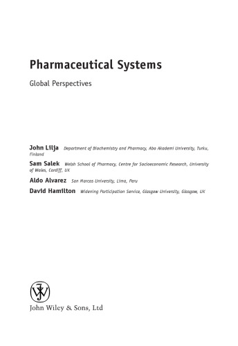 Pharmaceutical systems : global perspectives