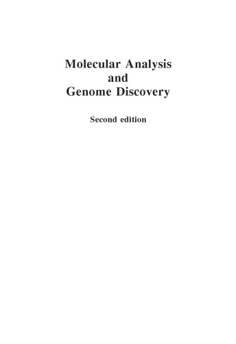 Molecular Analysis and Genome Discovery, Second Edition