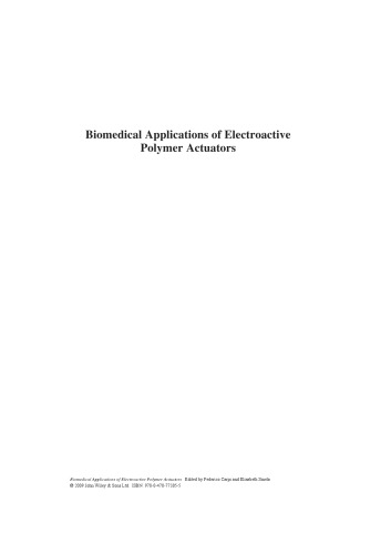 Biomedical Applications of Electroactive Polymer Actuators