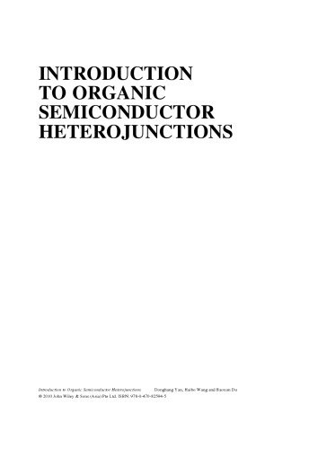 Introduction to Organic Semiconductor Heterojunctions
