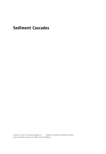 Sediment Cascades: An Integrated Approach