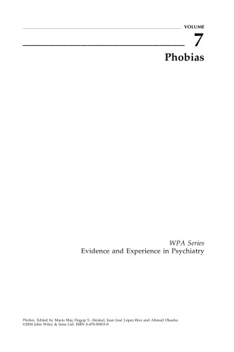 Phobias, Volume 7