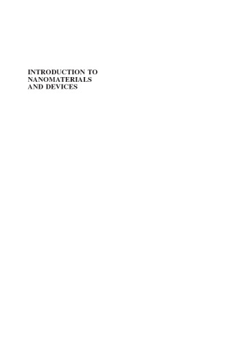 Introduction to Nanomaterials and Devices