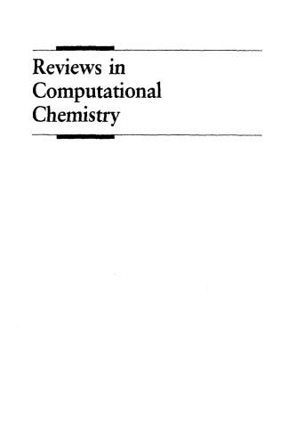 Reviews in Computational Chemistry, Volume 1