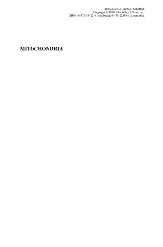 Mitochondria