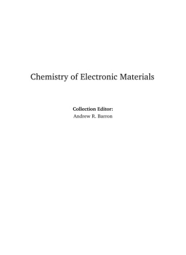 Chemistry of Electronic Materials: from Raw Materials to Integrated Circuit
