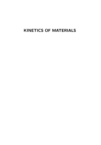 Kinetics of Materials