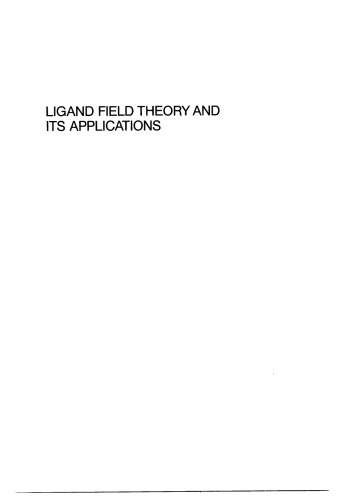 Ligand field theory and its applications