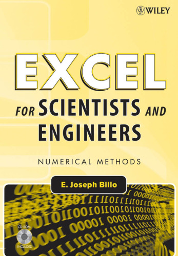 Excel for scientists and engineers: numerical methods