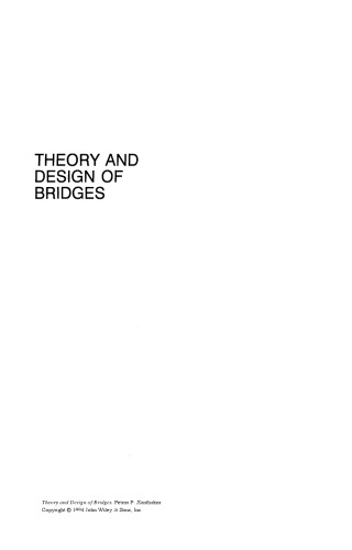 Theory and Design of Bridges