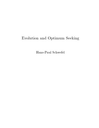 Evolution and Optimum Seeking