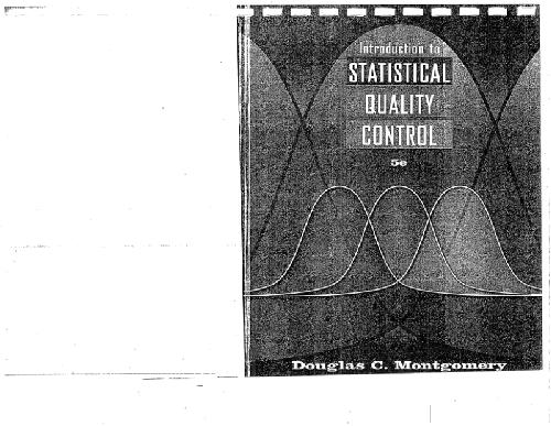 Introduction to Statistical Quality Control