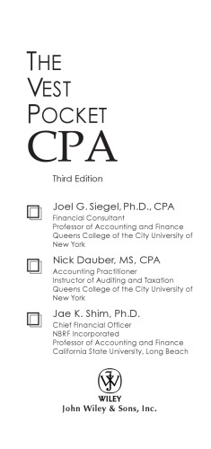 The Vest Pocket CPA