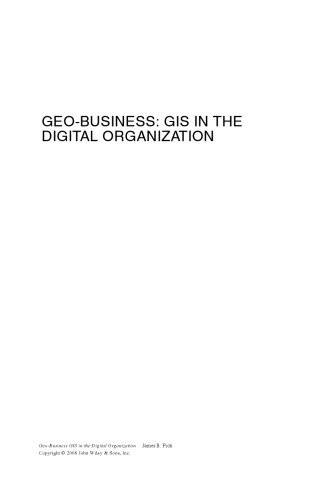 Geo-Business GIS in the Digital Organization
