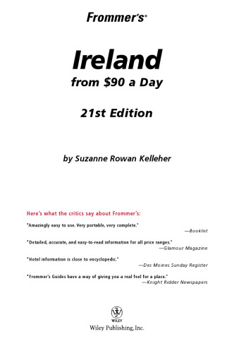 Frommer's Ireland from $90 a Day