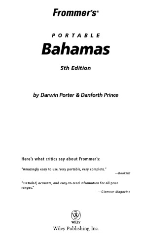 Frommer's Portable Bahamas (2005) (Frommer's Portable)