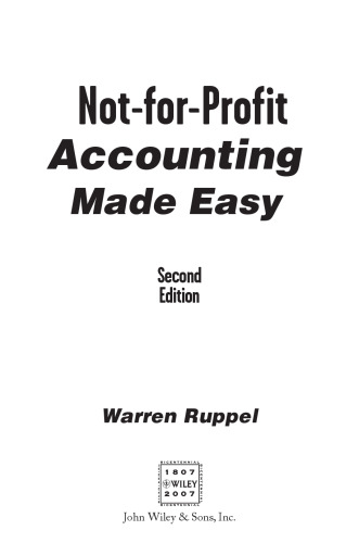 Not-for-profit accounting made easy