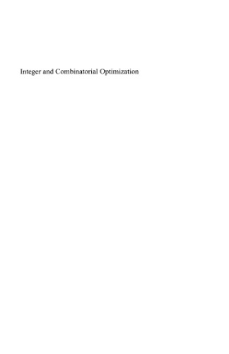 Integer and combinatorial optimization. George L. Nemhauser, Laurence A. Wolsey