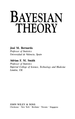 Bayesian theory
