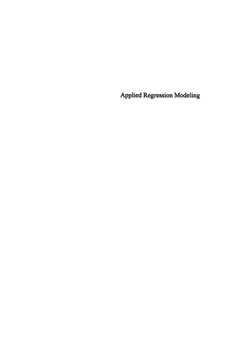 Applied Regression Modeling: A Business Approach