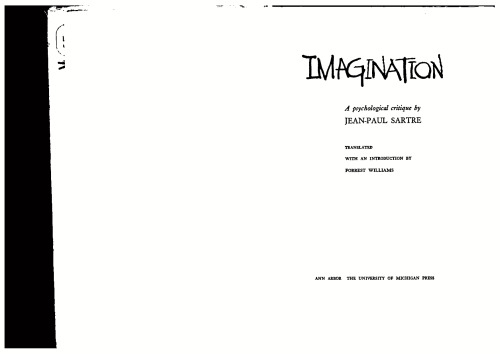 Imagination : a psychological critique