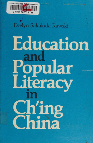 Education and popular literacy in Ch'ing China