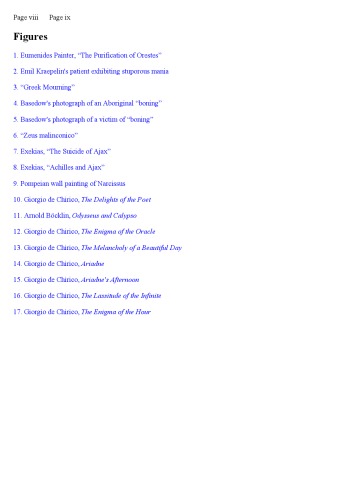 Melancholy, Love, and Time: Boundaries of the Self in Ancient Literature