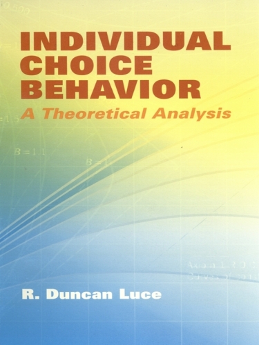 Individual Choice Behavior