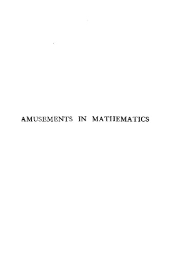 Amusements in Mathematics