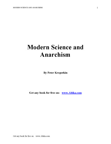 Anarchism: A Collection of Revolutionary Writings