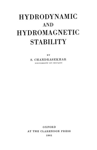 Hydrodynamic and hydromagnetic stability