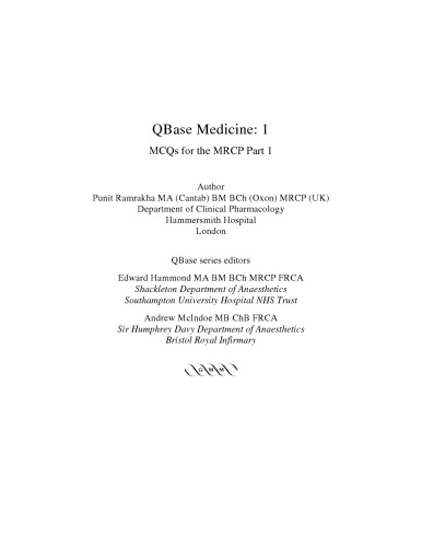 Qbase Medicine 1: MCQs for the MRCP
