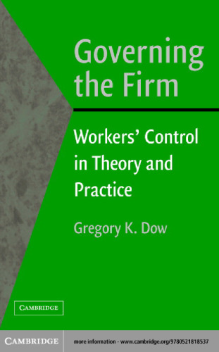 Governing the Firm: Worker's Control in Theory and Practice