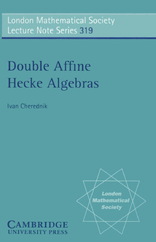 Double Affine Hecke Algebras