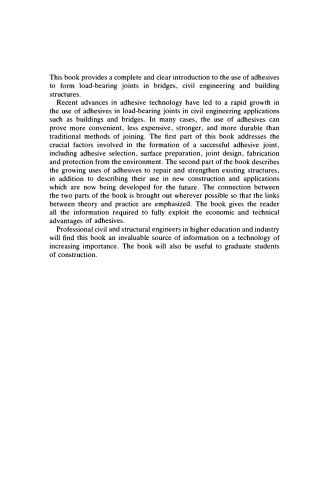 Adhesives in Civil Engineering