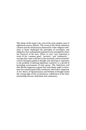 Defining the Common Good: Empire, Religion and Philosophy in Eighteenth-Century Britain (Ideas in Context)