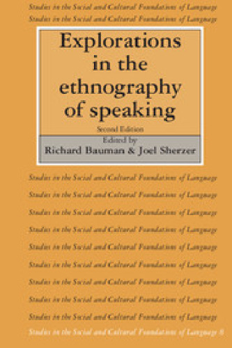 Explorations in the Ethnography of Speaking