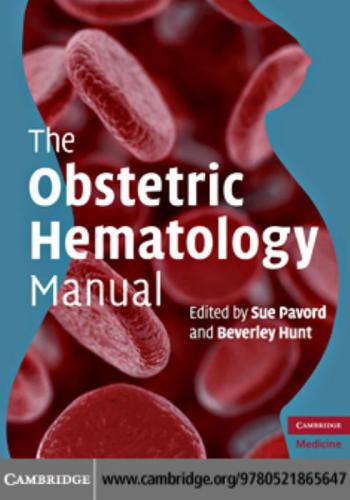 The obstetric hematology manual
