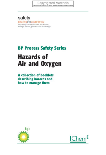 Hazards of Air and Oxygen