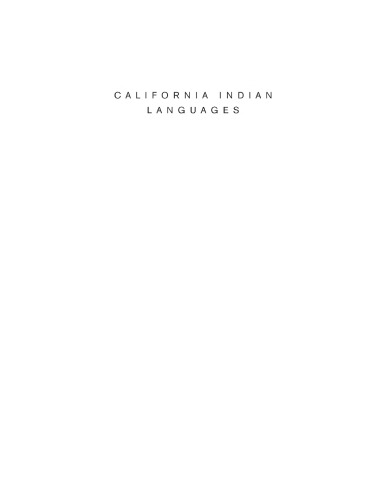 California Indian languages