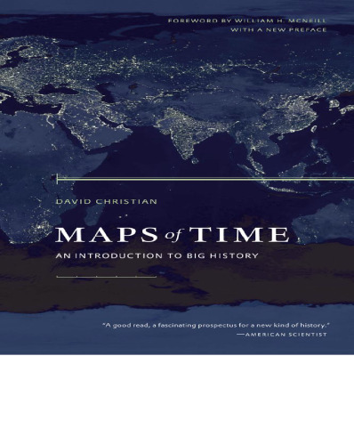 Maps of time: an introduction to big history