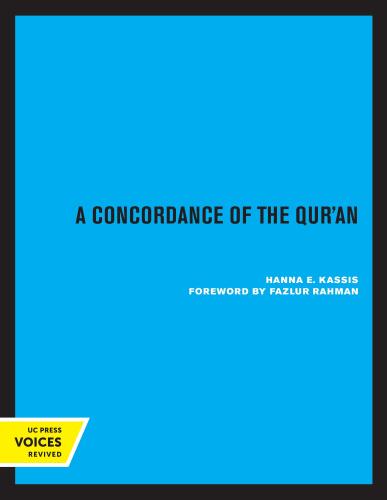 A Concordance of the Qur'an
