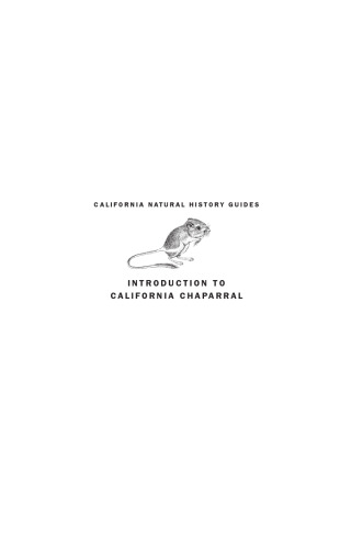 Introduction to California Chaparral