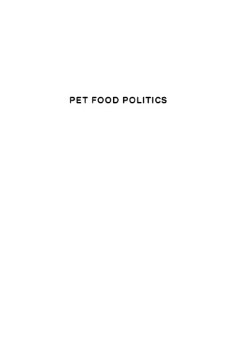 Pet Food Politics: The Chihuahua in the Coal Mine