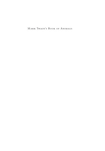Mark Twain’s Book of Animals